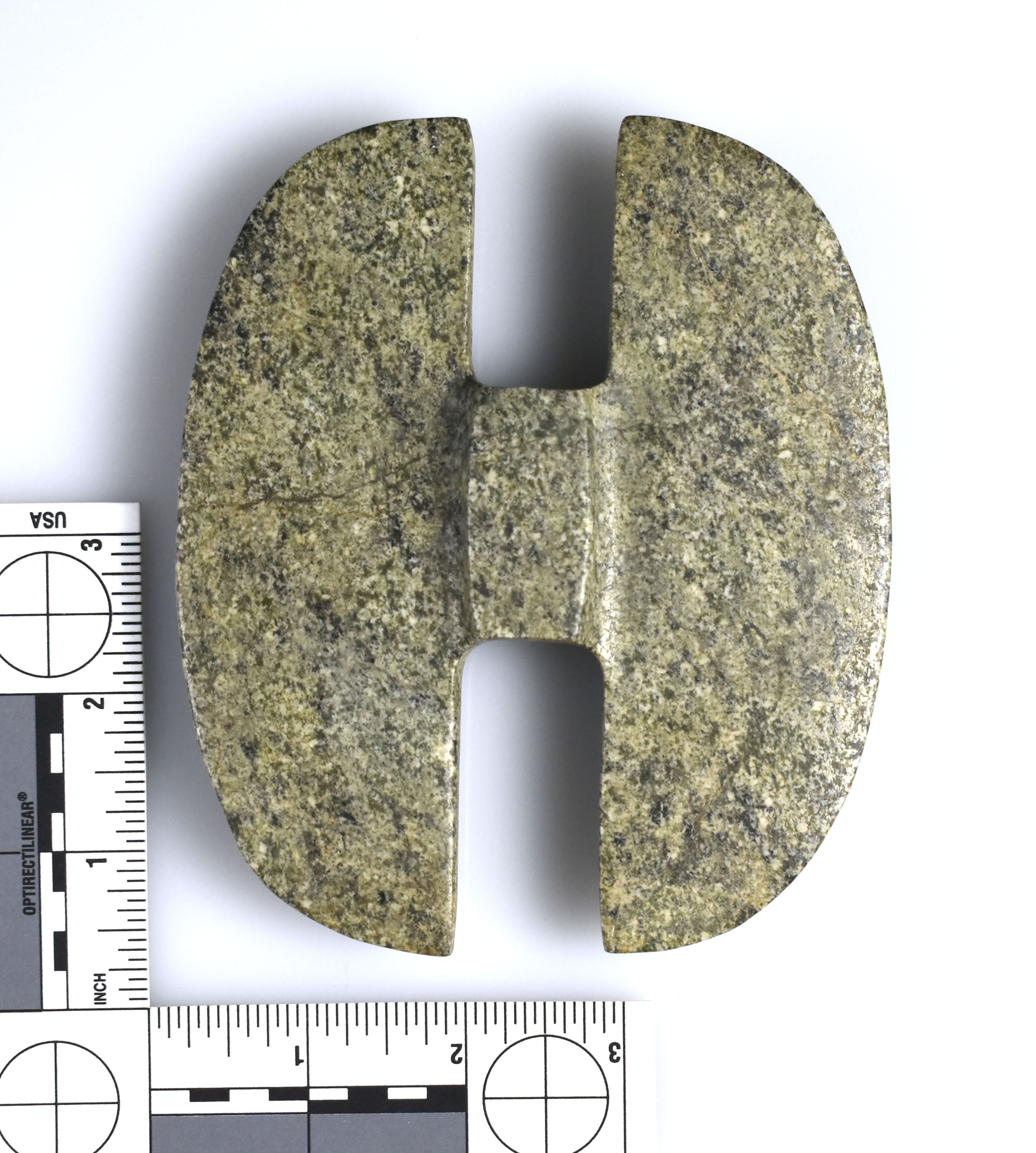 RARE 53/16" Southern Notched Ovate Bannerstone EX STEPHENS Jackson G